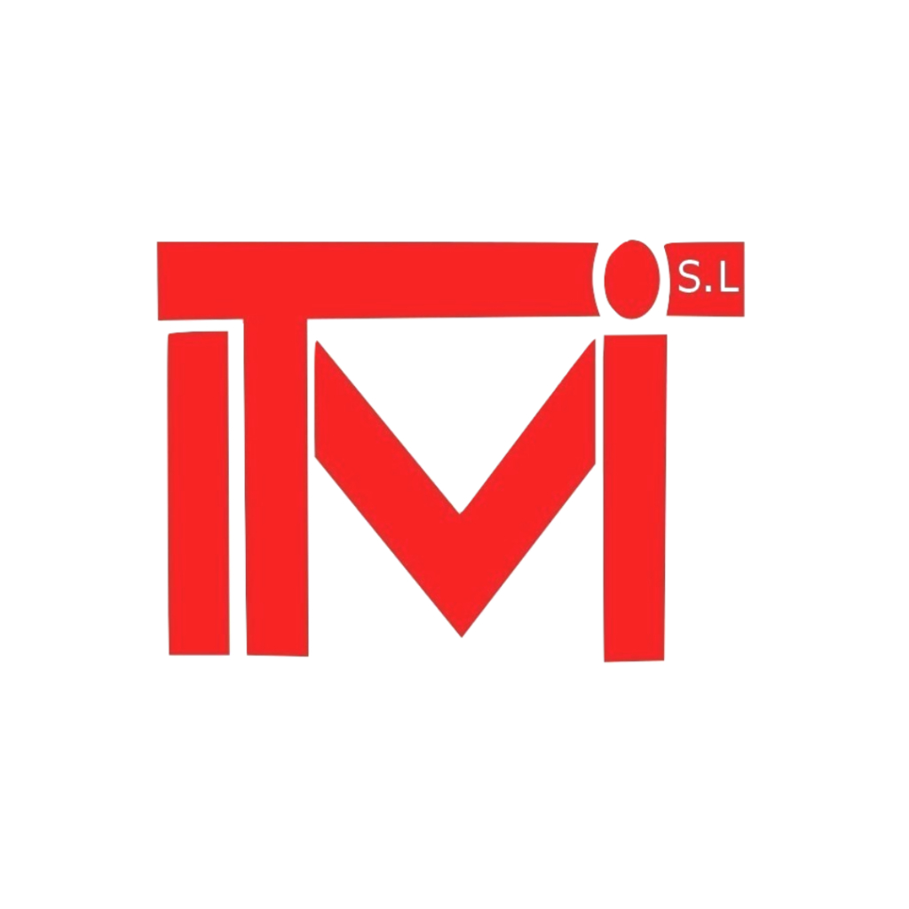 Logotipo de tamevi s.l., iniciales en rojo.
