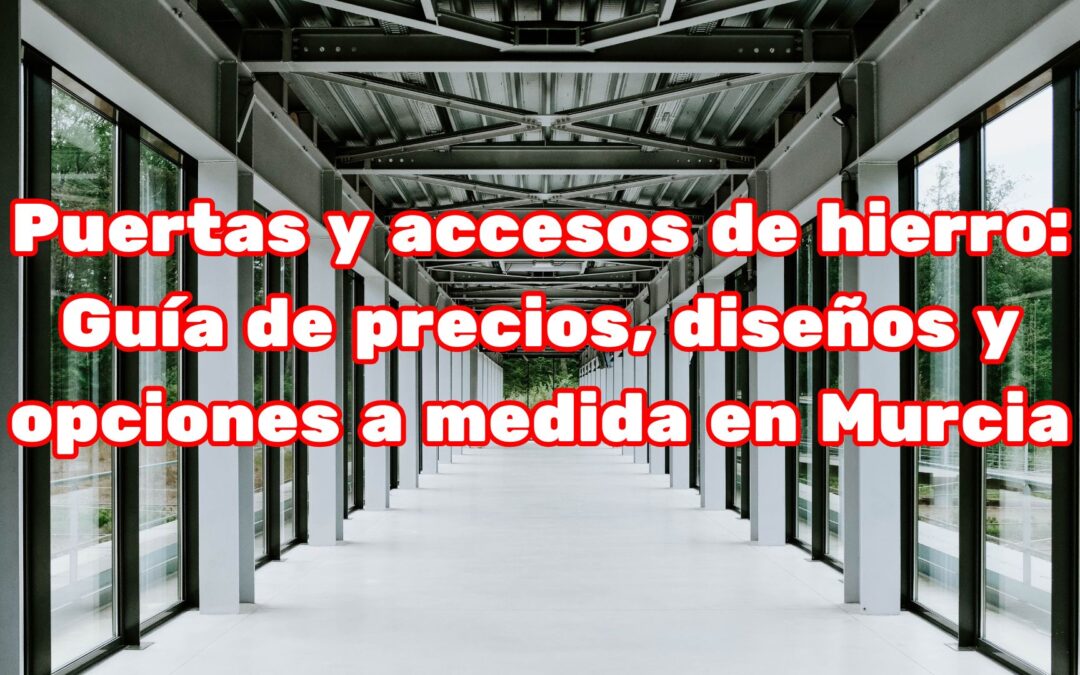Puertas y accesos de hierro: Guía de precios, diseños y opciones a medida en Murcia